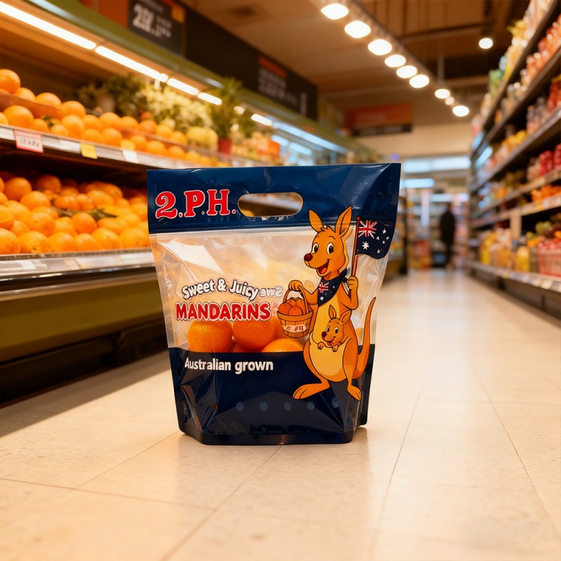 Fresh Fruits, légáteresztő, önálló cipzáras táska