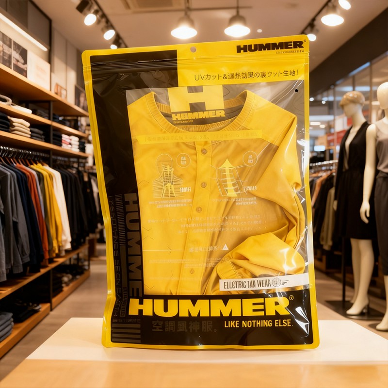 PET laminált cipzáras állótáska