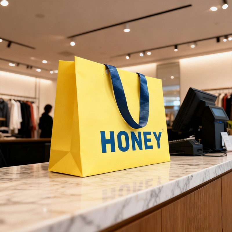 PP laminált nátronpapír válltáska